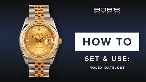 Rolex Datejust set date